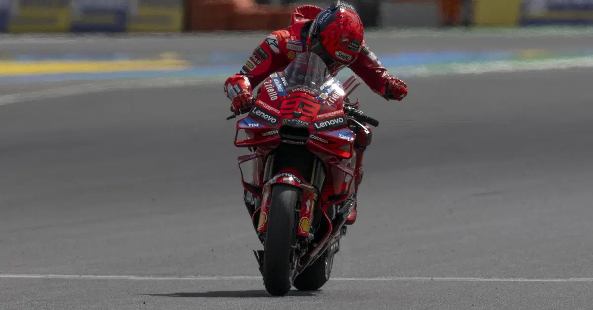 MotoGP 2025. GP di Francia. Marc Marquez spiega la sua strategia: "Oggi ho aspettato, con la gomma nuova ho gi&agrave; sbagliato a Jerez"