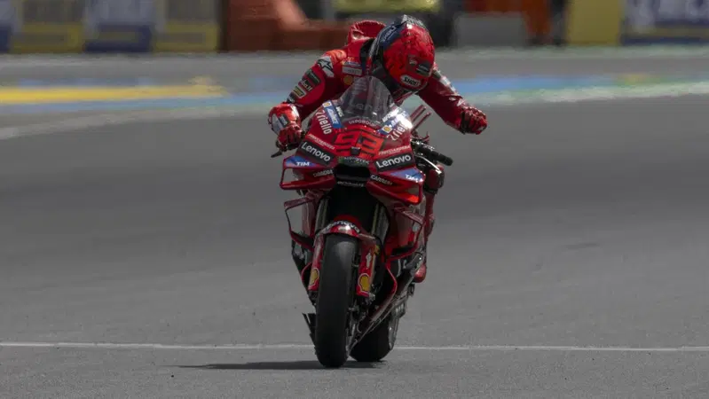 MotoGP 2025. GP di Francia. Marc Marquez spiega la sua strategia: "Oggi ho aspettato, con la gomma nuova ho gi&agrave; sbagliato a Jerez"