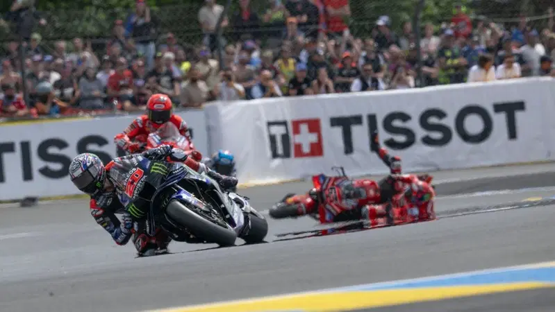 MotoGP 2025. GP di Francia. Pecco Bagnaia: "In qualifica con la soft davanti so di essere meno bravo di altri piloti. Non mi sarei potuto aspettare di stendermi cos&igrave;"