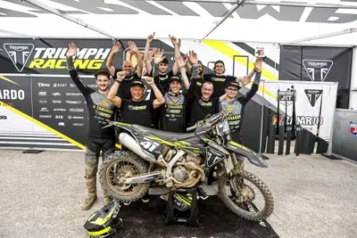 Triumph Italia Racing e Morgan Lesiardo conquistano la classe 250 4T agli Assoluti d'Italia Enduro 
