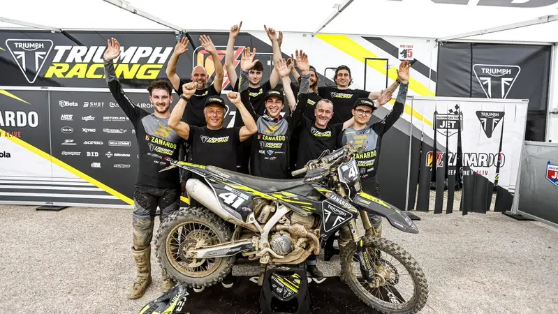 Triumph Italia Racing e Morgan Lesiardo conquistano la classe 250 4T agli Assoluti d'Italia Enduro 
