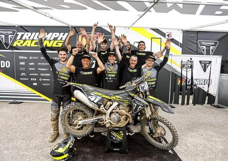 Triumph Italia Racing e Morgan Lesiardo conquistano la classe 250 4T agli Assoluti d'Italia Enduro 