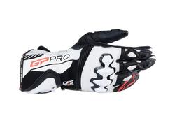 Guanti moto pelle Alpinestars GP PRO V4 Nero Bianc