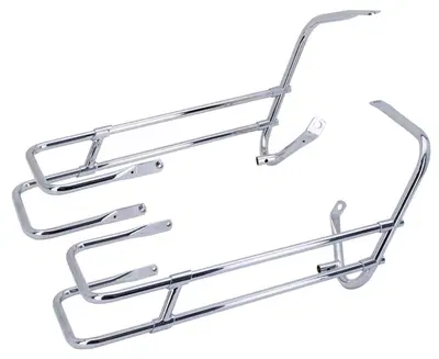 Kit completo protezioni cromate borse rigide per R 