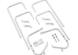Kit completo protezioni cromate borse rigide per R 