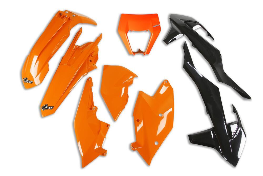 Kit plastiche moto UFO Ktm EXC 125 17-19 colore or 