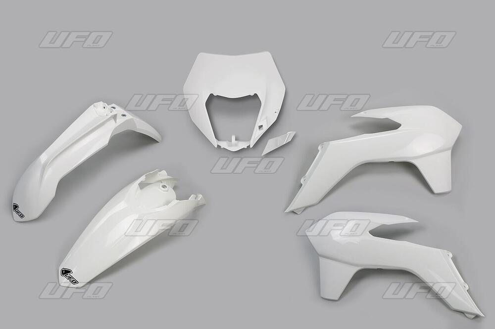 Kit plastiche moto UFO Ktm EXC 125 04-16 con porta 