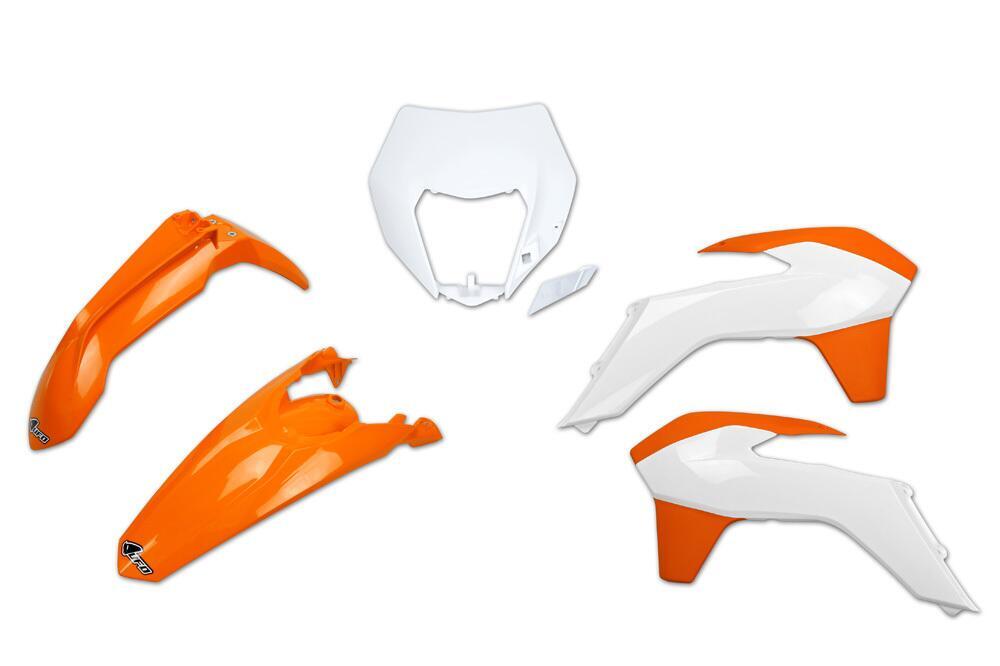 Kit plastiche moto UFO Ktm EXC 125 04-16 colore or 