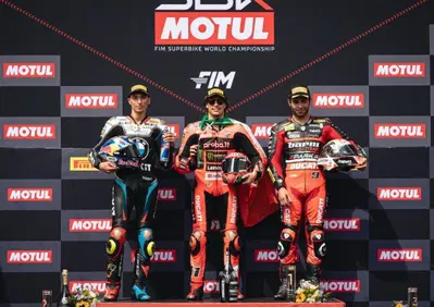 SBK 2025. GP della Repubblica Ceca. Bulega vince Gara2 in volata su Toprak! 
