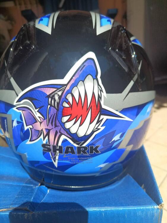 VENDO CASCO SHARK RSF AIR FOGARTY BLACK/BLUE/SILVE 100 % (2)