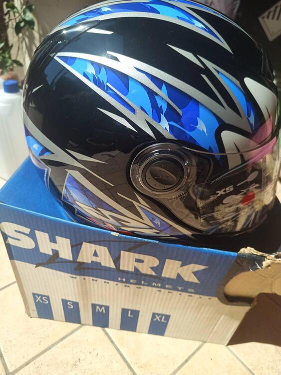 VENDO CASCO SHARK RSF AIR FOGARTY BLACK/BLUE/SILVE 100 % (4)