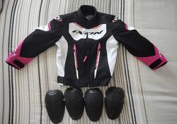 Giacca Ixon STRIKER AIR KID LADY Nero Bianco Fucs