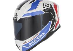 Casco Integrale Acerbis X-Way Graphic Bianco Blu