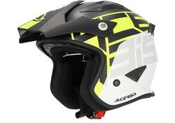 Casco Jet Acerbis Aria Graphic Nero Giallo