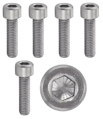 Viti a brugola in pollici cromate 3/8-16 lunghe 38 