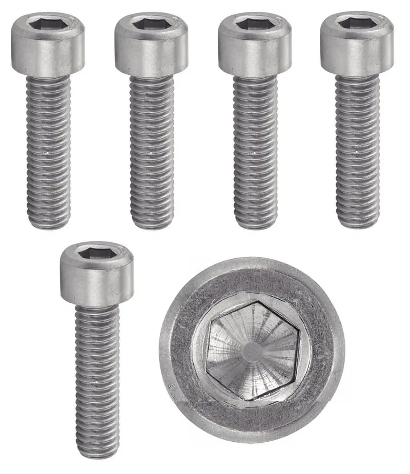 Viti a brugola in pollici cromate 3/8-24 lunghe 32 