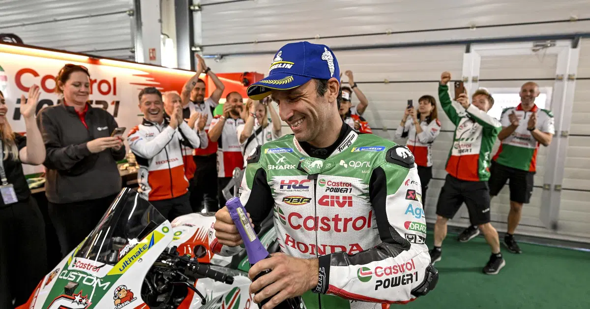 MotoGP 2025. GP del Regno Unito. Johann Zarco: "Faccio fatica a credere di essere sul podio sull'asciutto con la mia "Hondina""