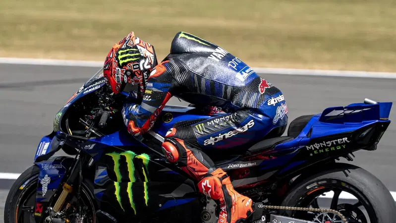 MotoGP 2025. GP del Regno Unito. La consolazione di Fabio Quartararo: "Sono felice di aver fatto un tipo di gara cos&igrave; veloce"