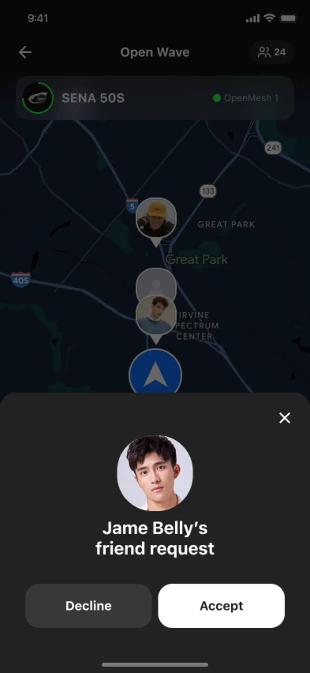 SENA presenta Friends Wave, una nuova funzione dell’app Wave Intercom  (7)