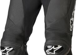 Pantaloni moto pelle Alpinestars TRACK V2 Nero