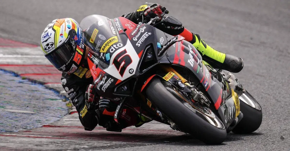 SBK 2025. Bulega 40 millesimi meglio di Toprak nei test di Misano