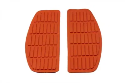 Tappetini ARANCIO per pedane rettangolari tipo ori 