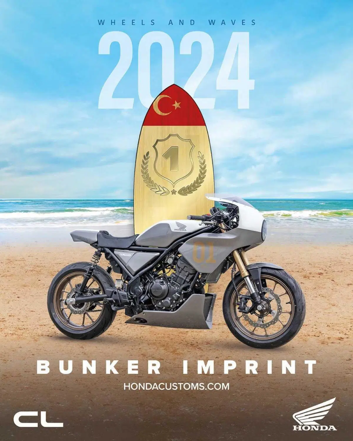 Honda Customs 2025: la GB350S protagonista al Wheels and Waves di Biarritz (11)