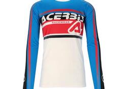 Maglia Cross Acerbis Mx Linear Lugo Bianco Blu