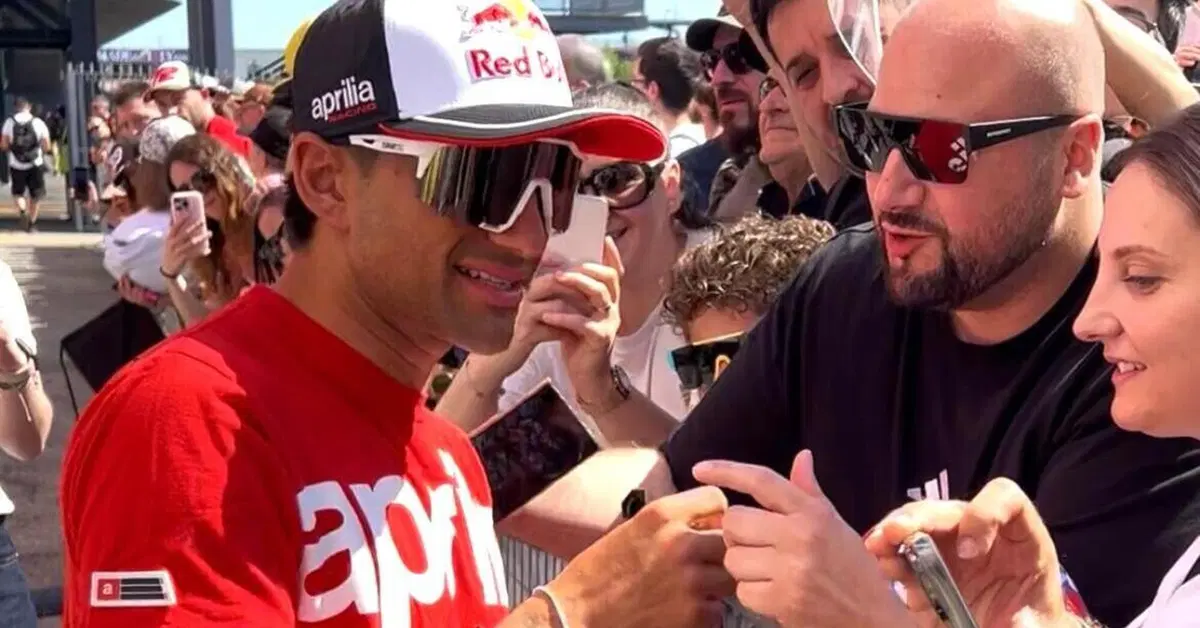 MotoGP 2025. Jorge Martin e i "resta!" dei fan Aprilia: "Non me l'aspettavo" [VIDEO]