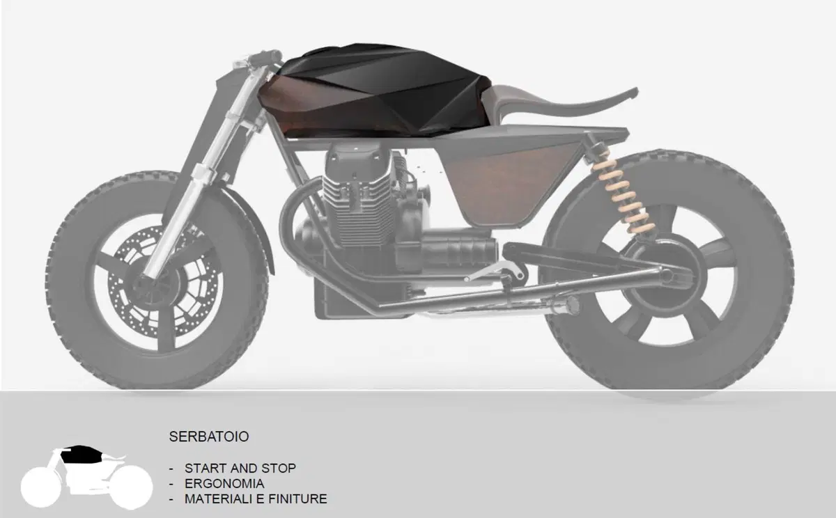 Moto Guzzi V7 II Birone, da IED Milano (video)
