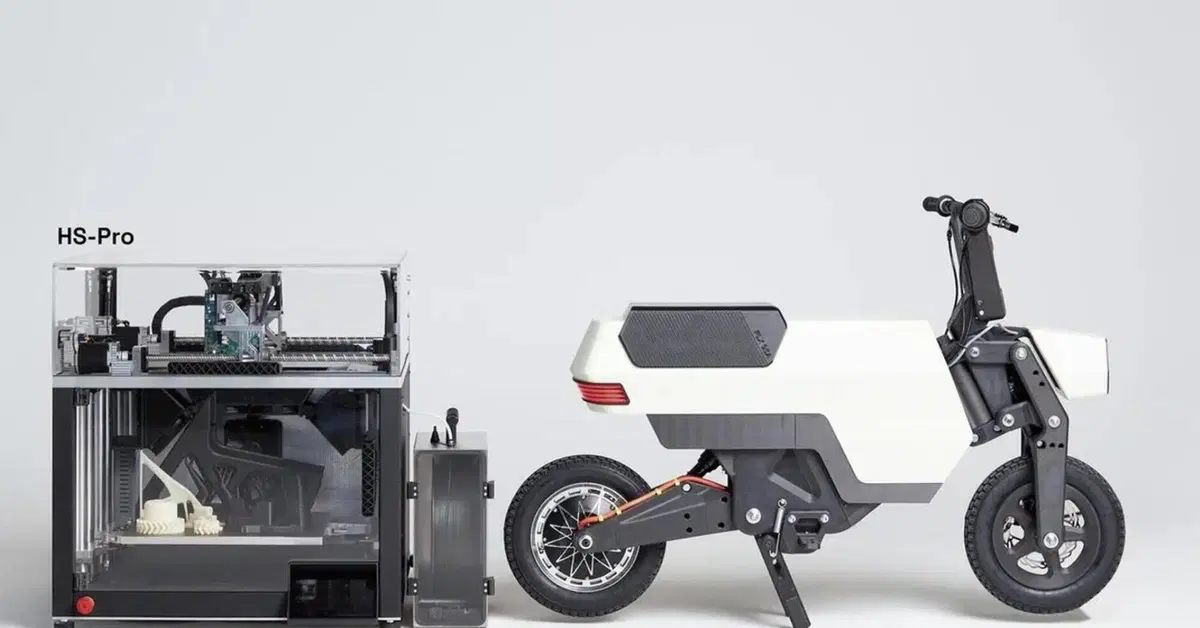 La stampante 3D cre&ograve; la minimoto in 7 giorni!