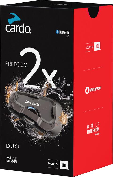 Interfono Bluetooth Cardo FREECOM 2X doppio 2 pilo