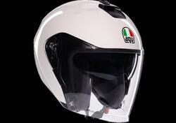 casco jet AGV Irides Mono Materia bianco