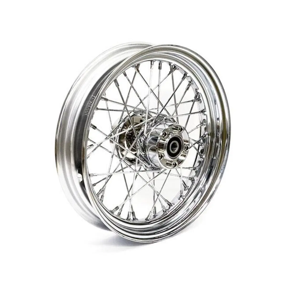 Ruota posteriore 16 x 3,5 - 40 raggi cromata Per S 