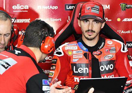 Bagnaia sulla nuova forcella: La differenza è quasi nulla
