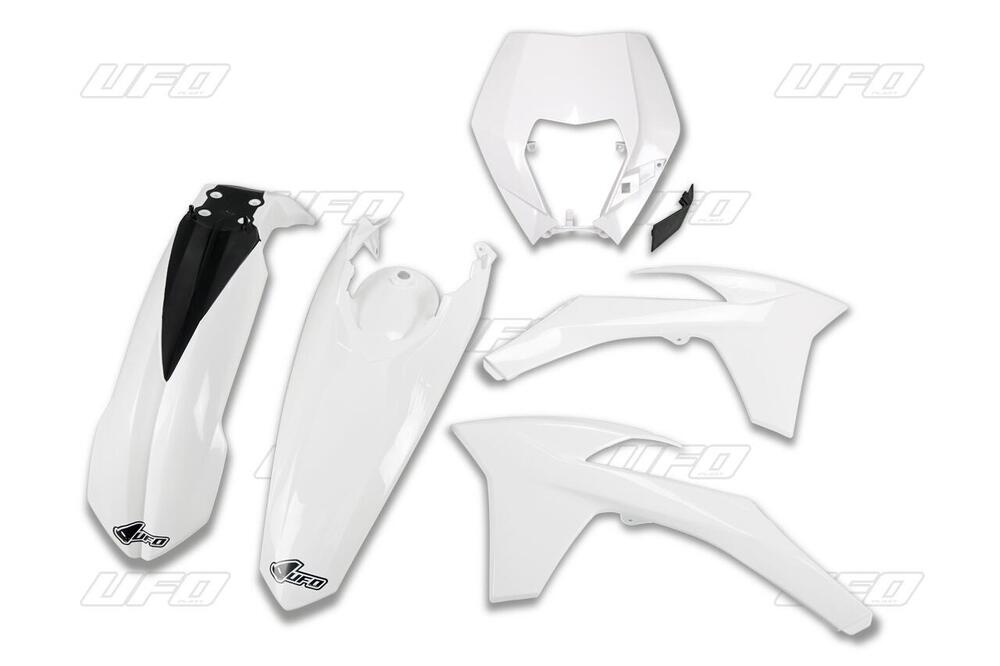 Kit plastiche moto UFO Ktm EXC 125 12-13 con porta 