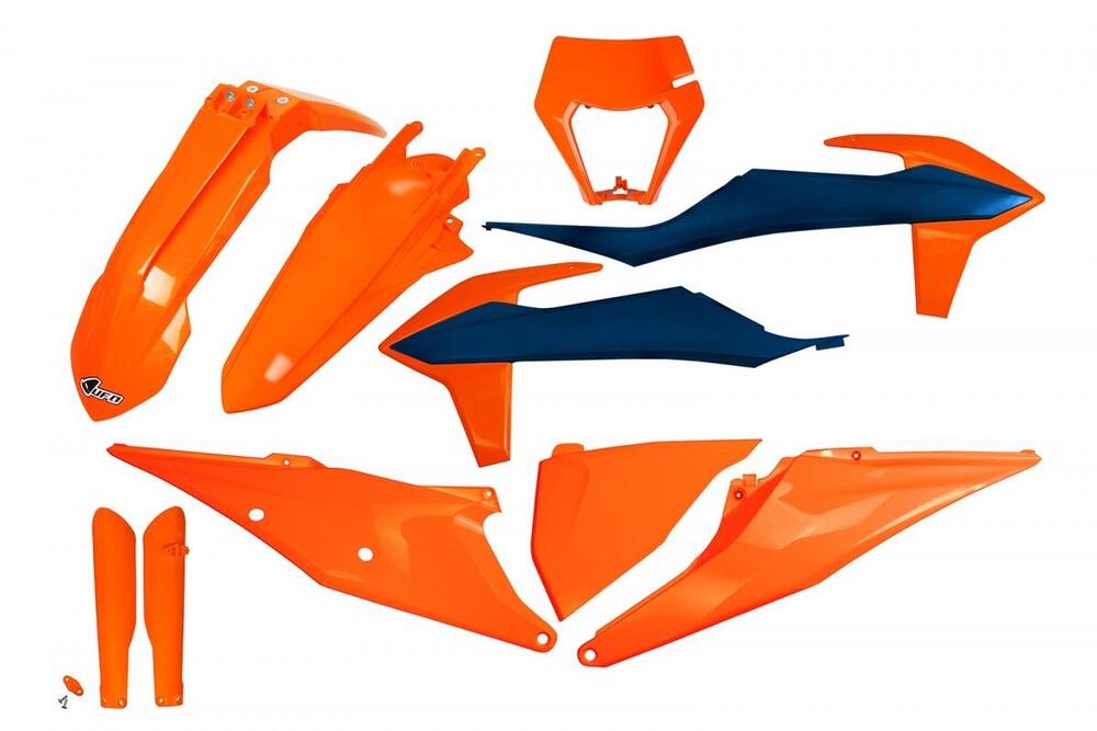 Kit plastiche moto UFO Ktm EXC 125 20-21 Arancion  (2)