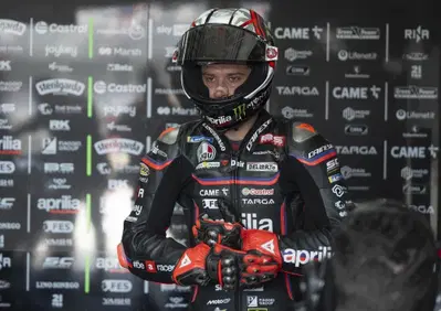 MotoGP 2025. GP di Spagna ad Aragon. Marco Bezzecchi, da ventesimo a ottavo: Una rimonta anche nella gara lunga? Non è così semplice, ma la logica porta a dire questo