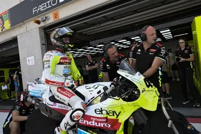 MotoGP 2025. GP di Spagna ad Aragon. Fabio Di Giannantonio: "Con questa moto non si sente il limite"