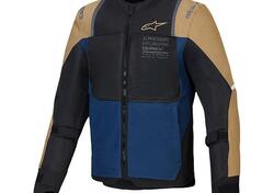 Giacca Moto Estiva Alpinestars ST-2 Air Blu Khaki