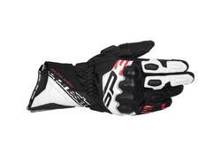 Guanti Moto Pelle Racing Alpinestars SP-3 Nero Bia