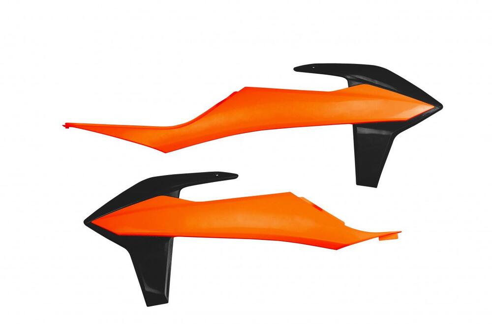 Convogliatori radiatore UFO per KTM Arancio Nero U 