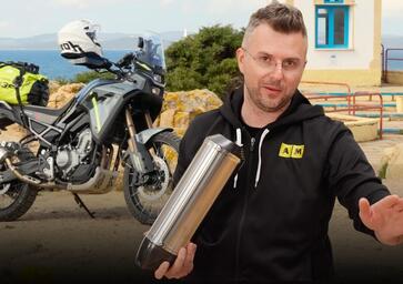 Scarico Doublefire Titanium Roadsitalia per CFMoto 450 MT: Test Completo [VIDEO]