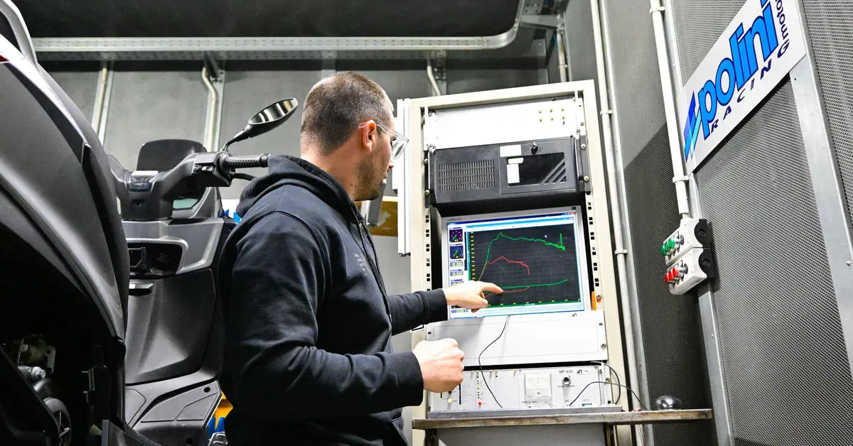 Polini rivoluziona l'Aprilia SXR 50 Euro5 con il suo kit per elaborare gli scooter 50cc 4 tempi