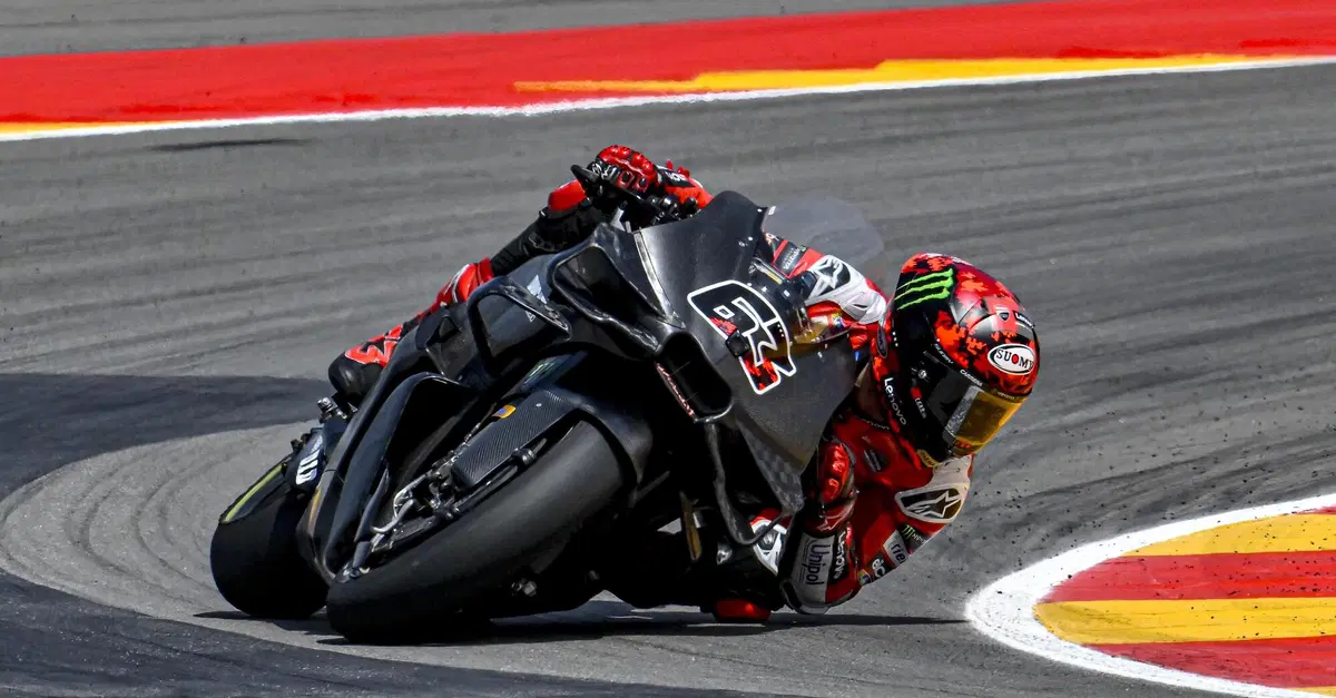 MotoGP 2025. Test di Aragon. Pecco Bagnaia: "Dopo ieri era importante riuscire a ripartire con le stesse sensazioni e ci siamo riusciti"