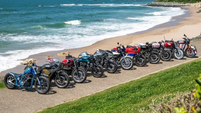 Honda Customs 2025: la GB350S si "trasforma" al festival Wheels and Waves [GALLERY]