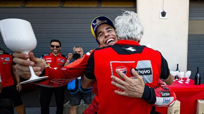 MotoGP 2025. Gigi Dall'Igna commenta Aragon: "Marc Marquez ineguagliabile, Pecco Bagnaia ritrovato"