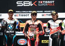 SBK 2025. Pole e record per Bulega a Misano