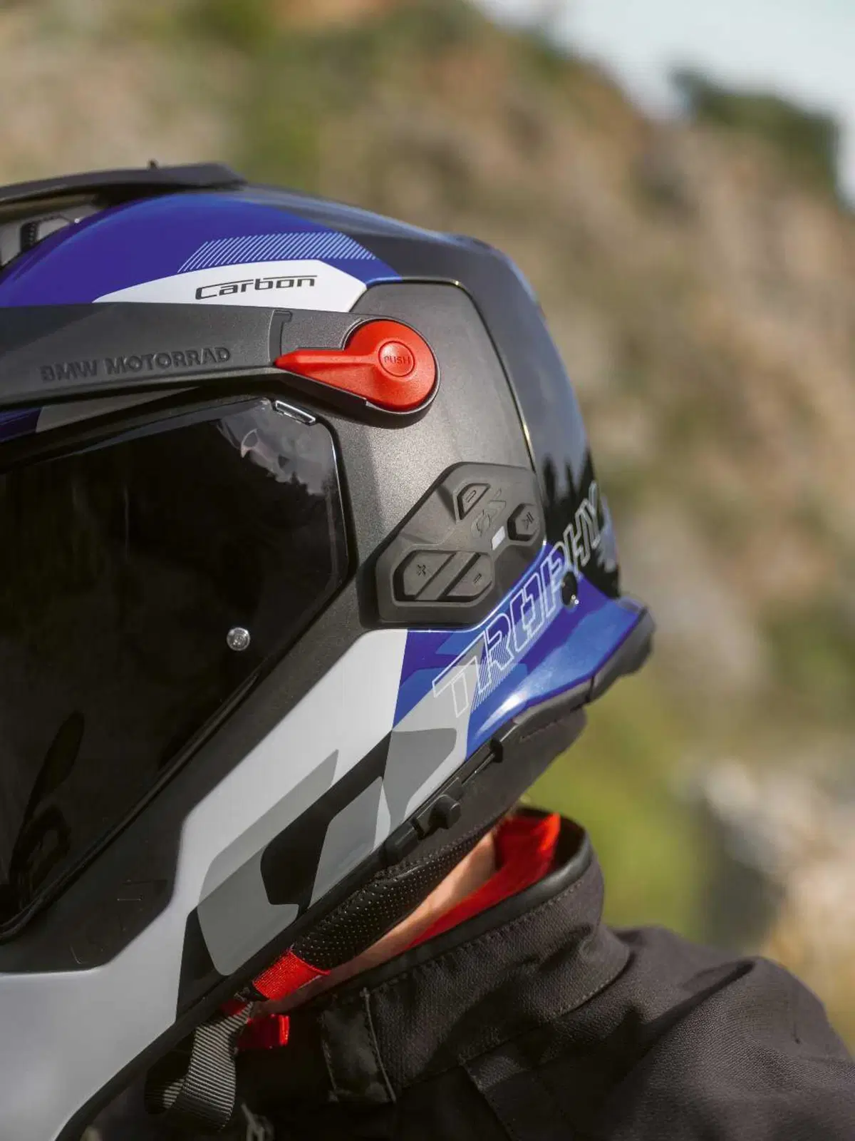 Casco BMW GS Rallye Carbon con ConnectedRide COM P1 GS (2)