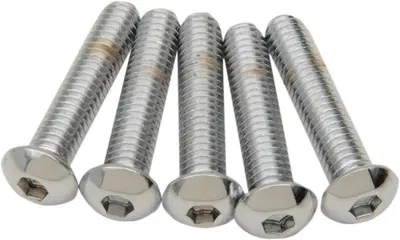 Kit viti bombate cromate fissaggio supporti parafa 